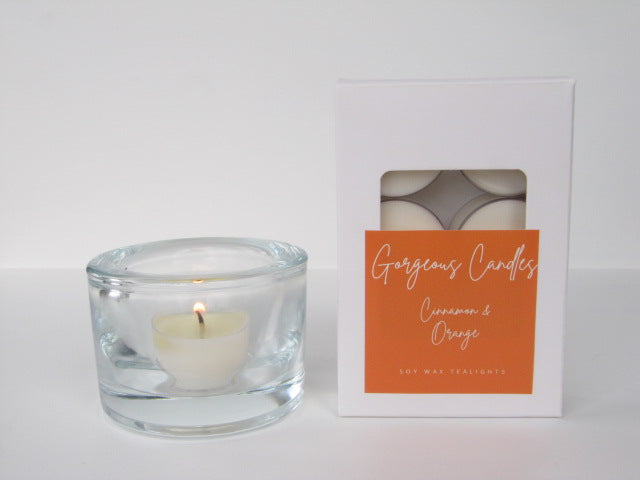 Gorgeous Candles: Tealights - Cinnamon & Orange