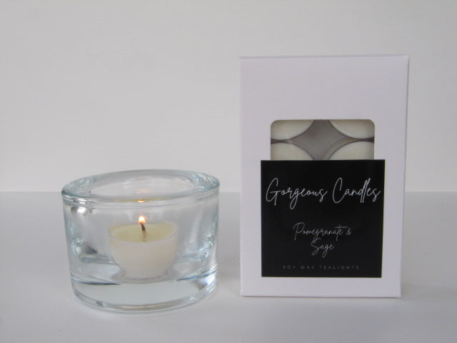 Gorgeous Candles: Tealights - Pomegranate & Sage