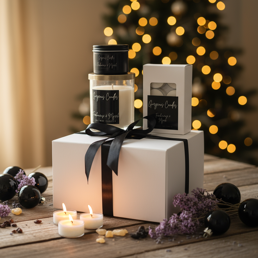 Gorgeous Candles: Festive Candle Gift Set