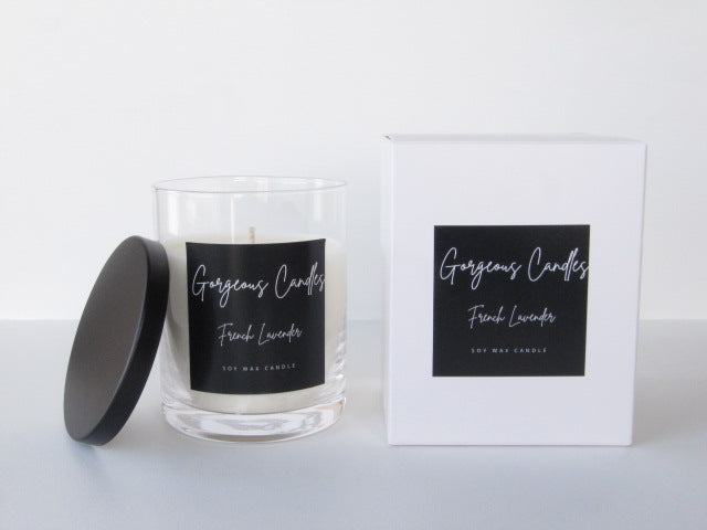 Gorgeous Candles: Glass Jar - French Lavender