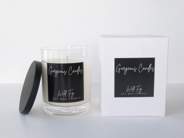 Gorgeous Candles: Glass Jar - Wild Fig