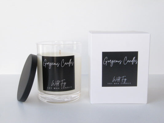 Gorgeous Candles: Glass Jar - Wild Fig